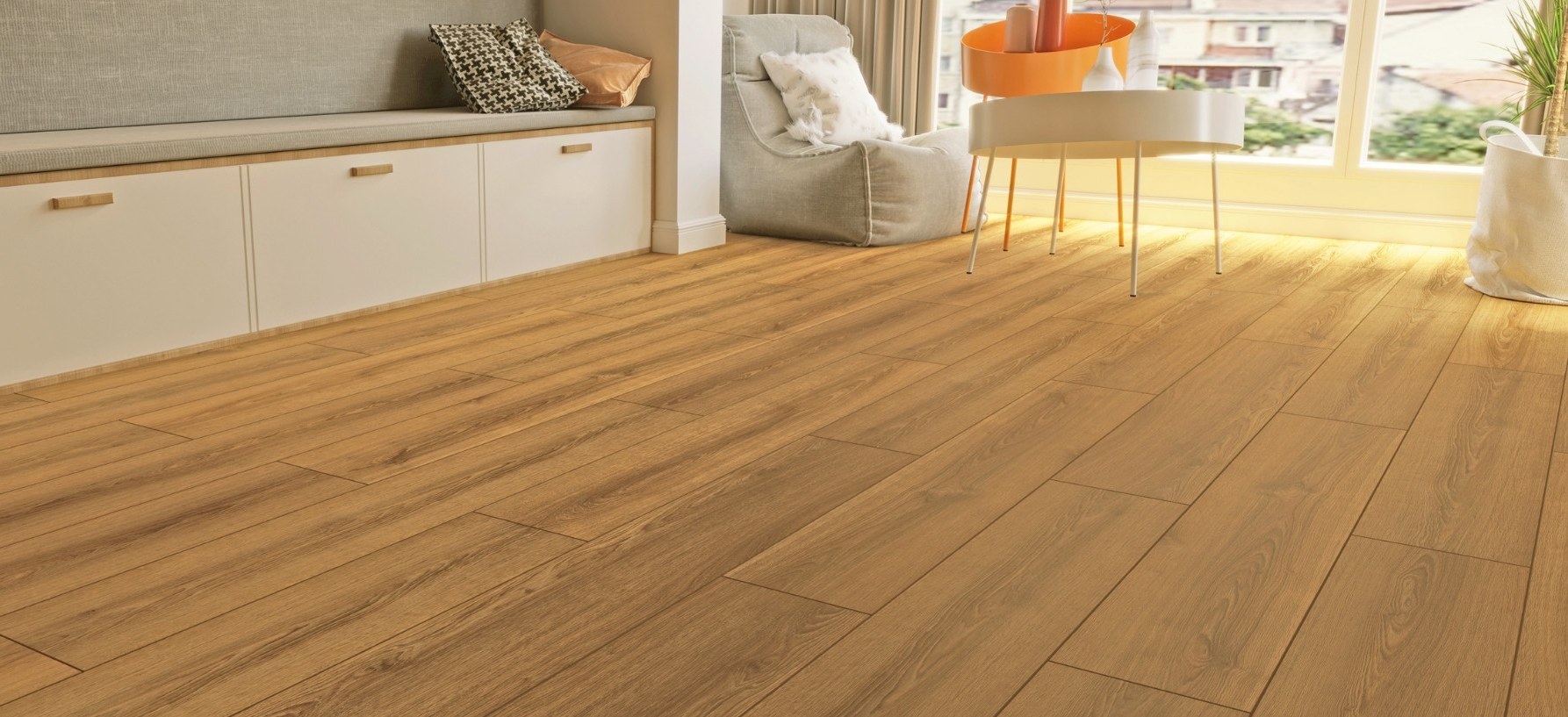 AGT Pera 8 mm Erguvan PRK1212 laminat parke uygulama görseli 2