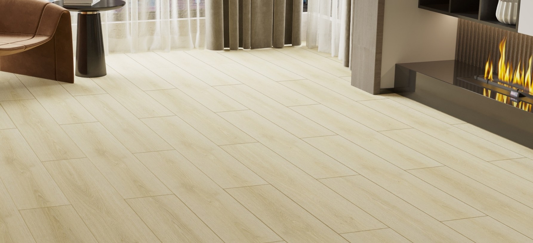 AGT Pera 8 mm Orkide PRK1204 laminat parke uygulama görseli 2