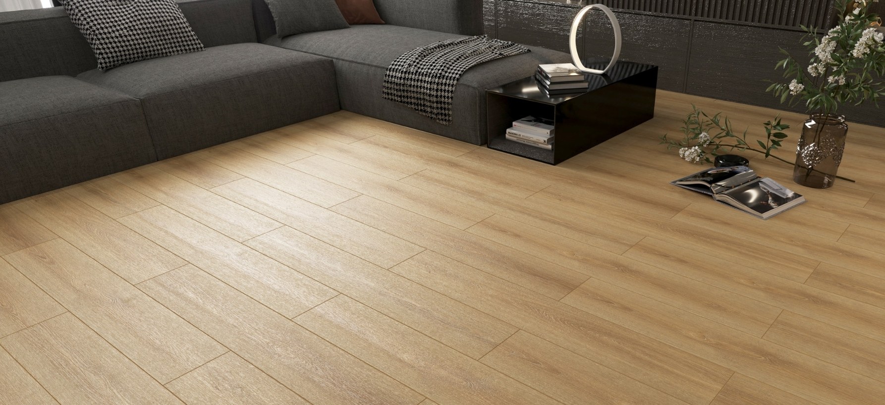 AGT Pera 8 mm Zambak PRK1205 laminat parke uygulama görseli 2