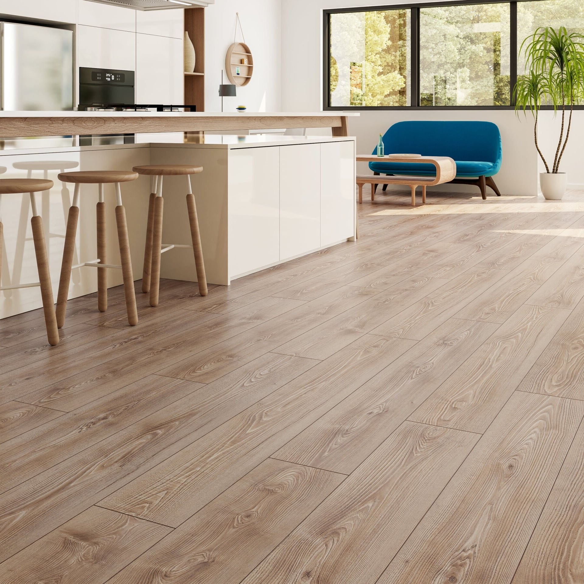 Çamsan Gloria Hekla 6003 laminat parke uygulama görseli
