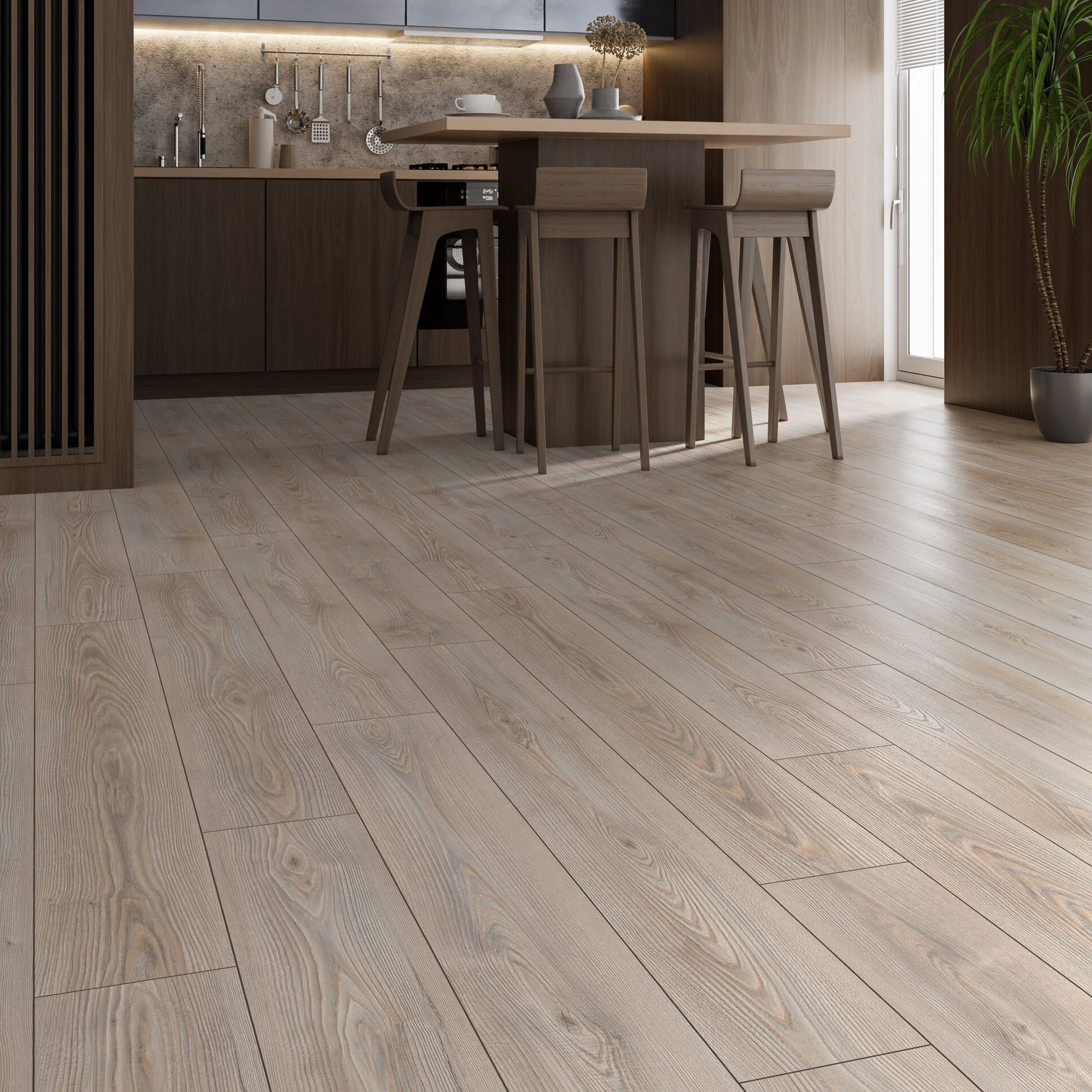 Çamsan Gloria Mauna 6005 laminat parke uygulama görseli
