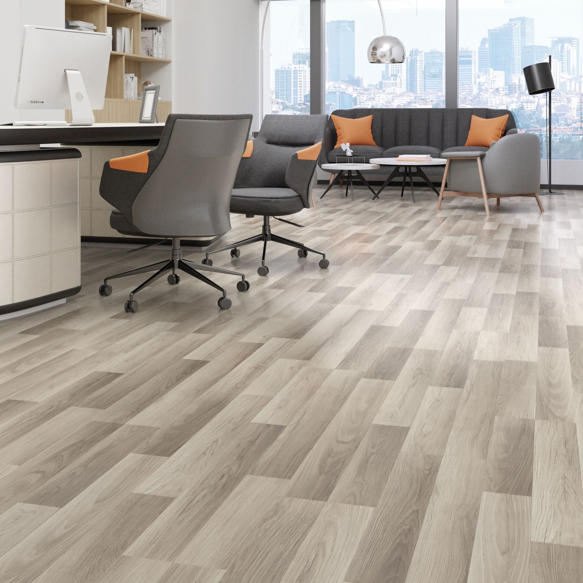 Çamsan Klasik Elegant Meşe 555 laminat parke uygulama görseli