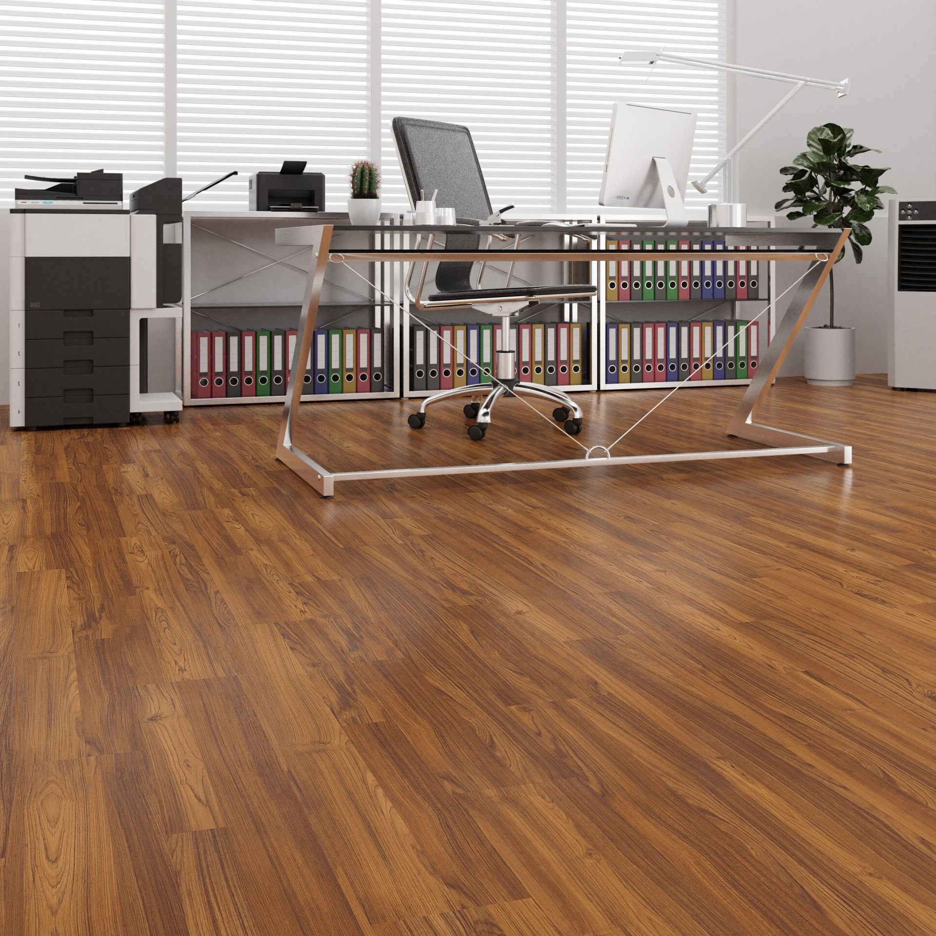 Çamsan Klasik Kashmir Teak 550 laminat parke uygulama görseli
