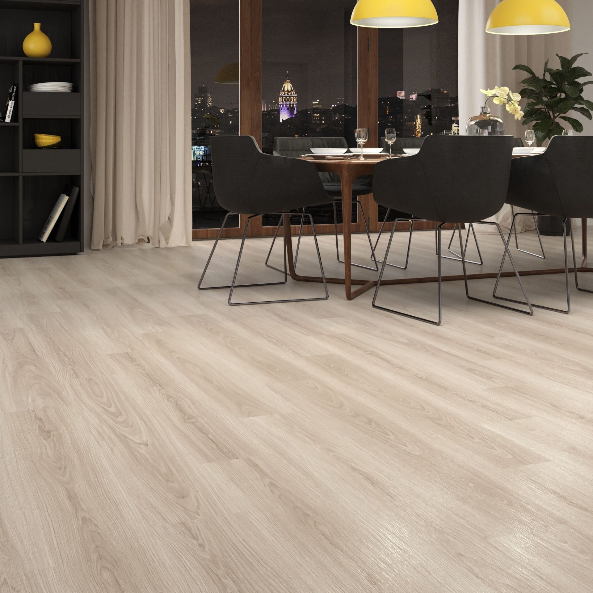 Çamsan Klasik Milas Meşe 1500 laminat parke uygulama görseli