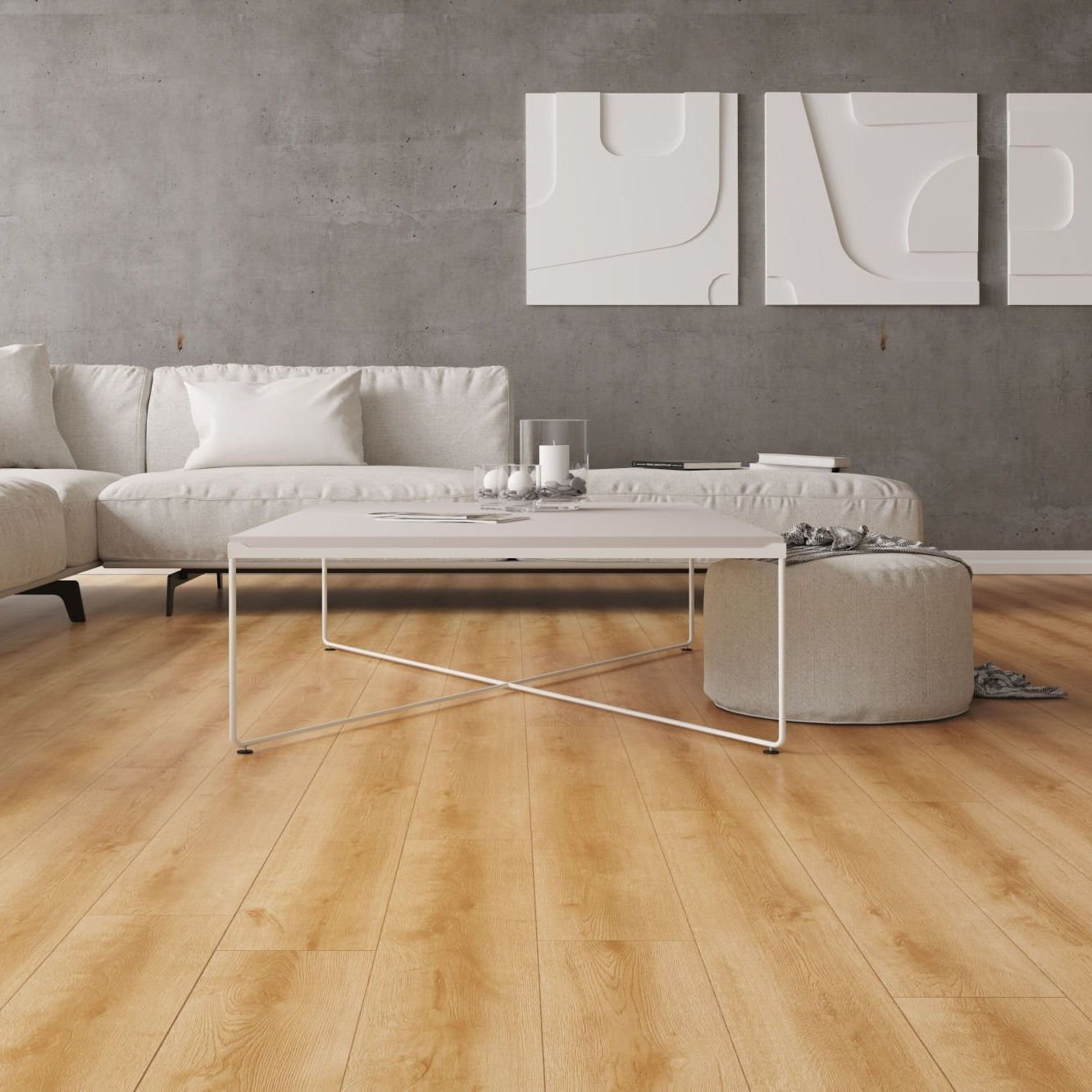 Çamsan Modern Long Anadolu Meşe 728 laminat parke uygulama görseli