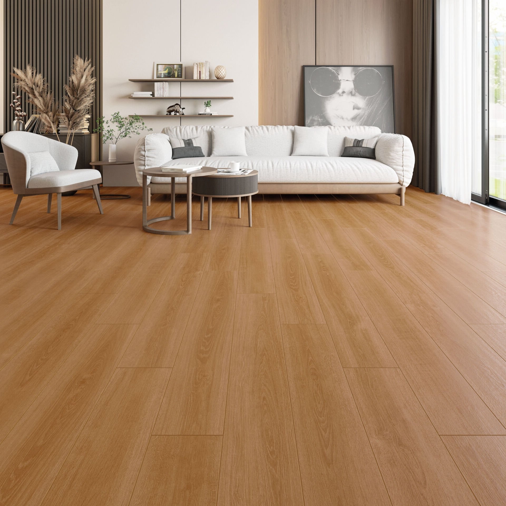 Çamsan Modern Long Filibe Meşe 4541 laminat parke uygulama görseli