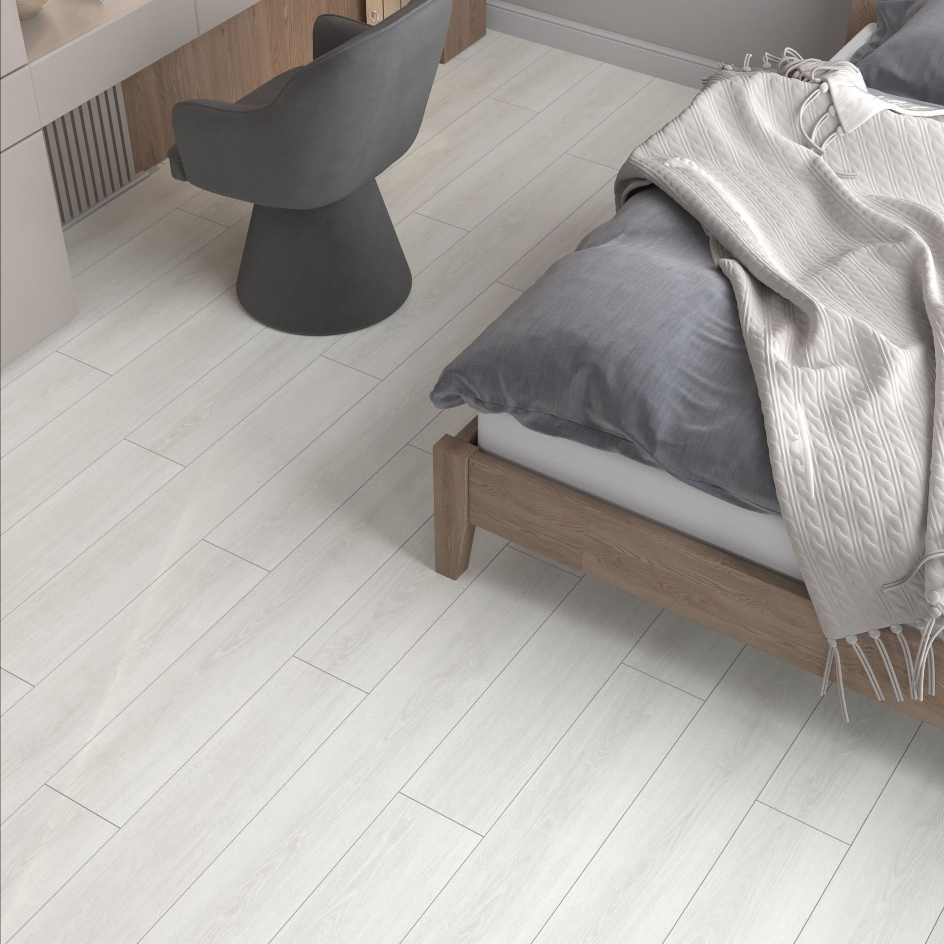 Çamsan Modern Long Luna Meşe 734 laminat parke uygulama görseli