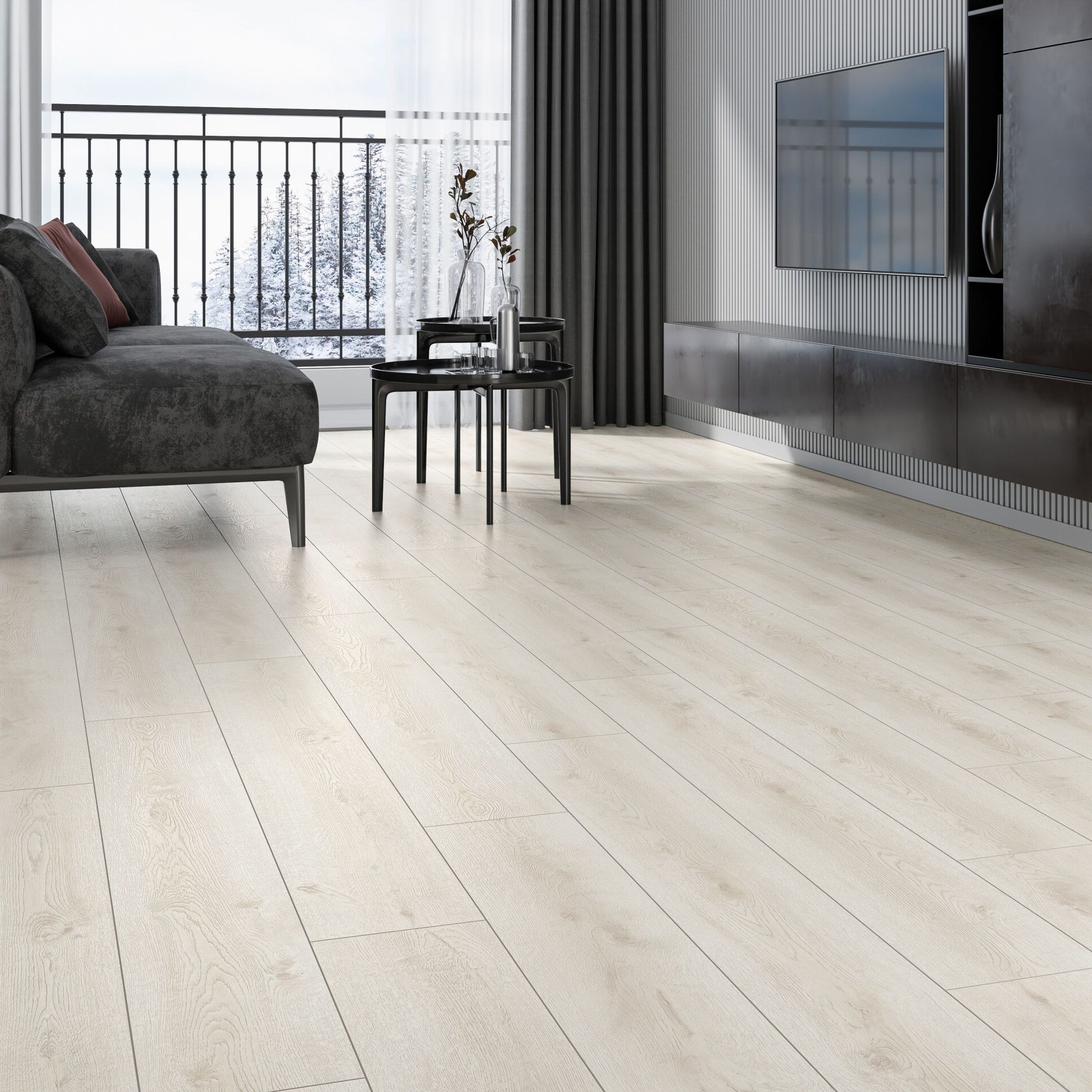 Çamsan Modern Long Uludağ Meşe 725 laminat parke uygulama görseli