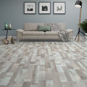 Çamsan Modern Mavi Çam 706 laminat parke uygulama görseli