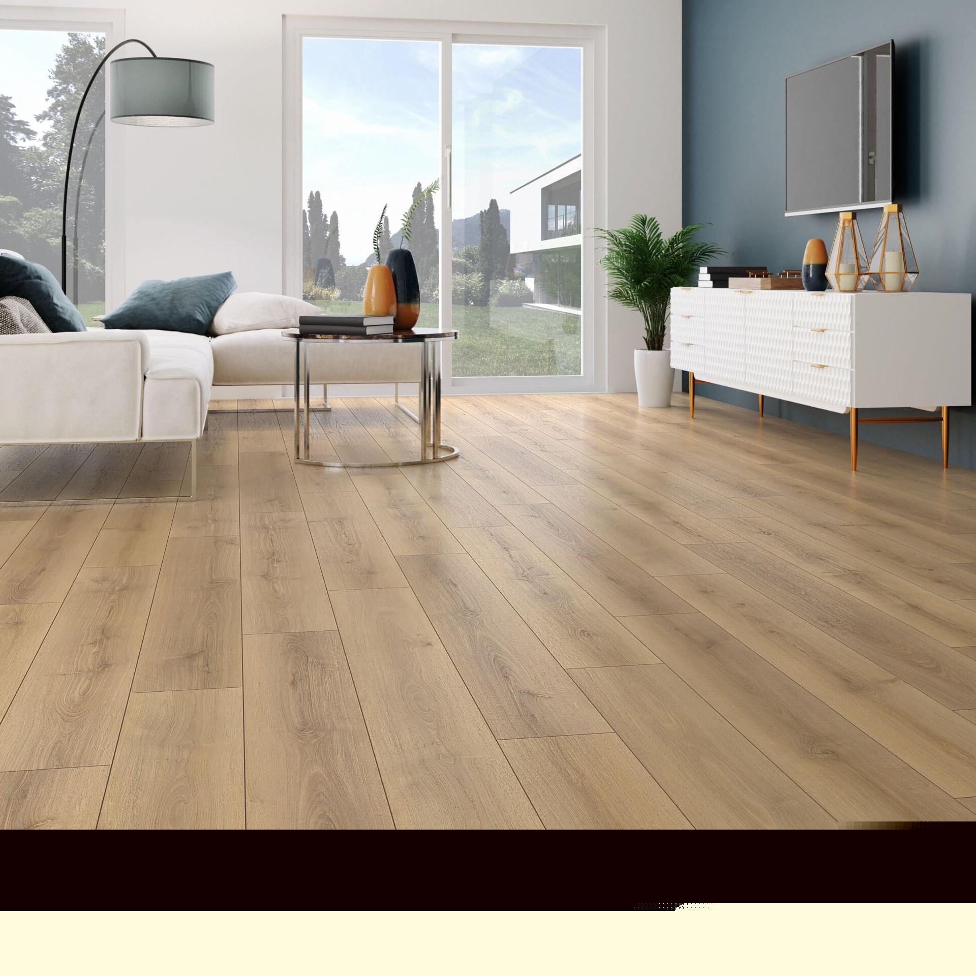 Çamsan Platinum Naturel Meşe 625 laminat parke uygulama görseli