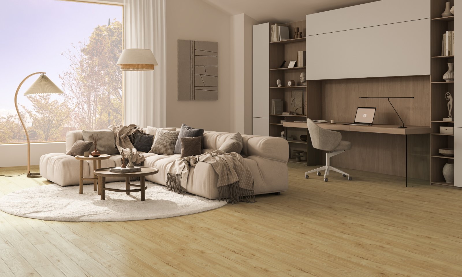 Floorpan Orion Sapphire Glow FOS010 laminat parke uygulama görseli