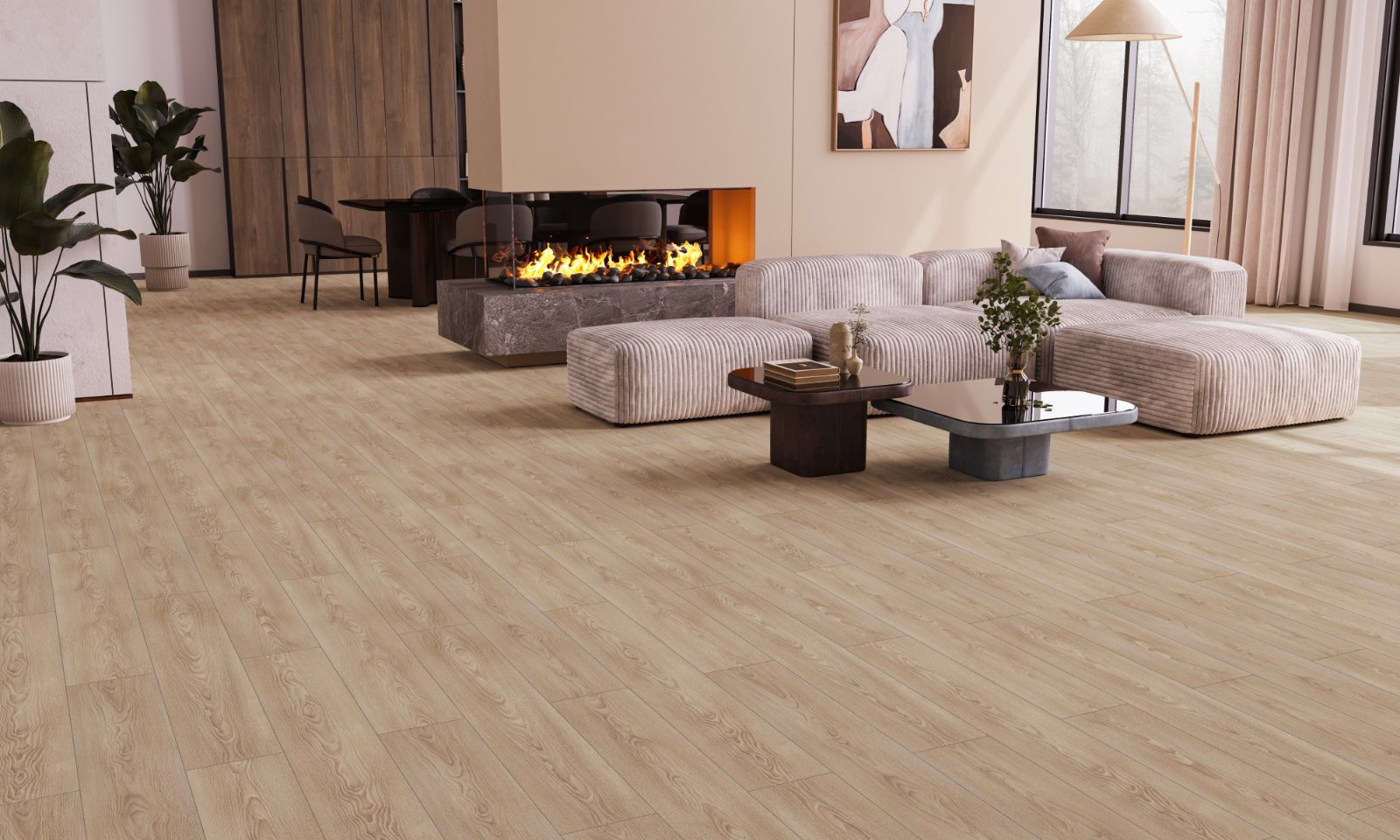 Floorpan River Danube Meşe FRV001 laminat parke uygulama görseli