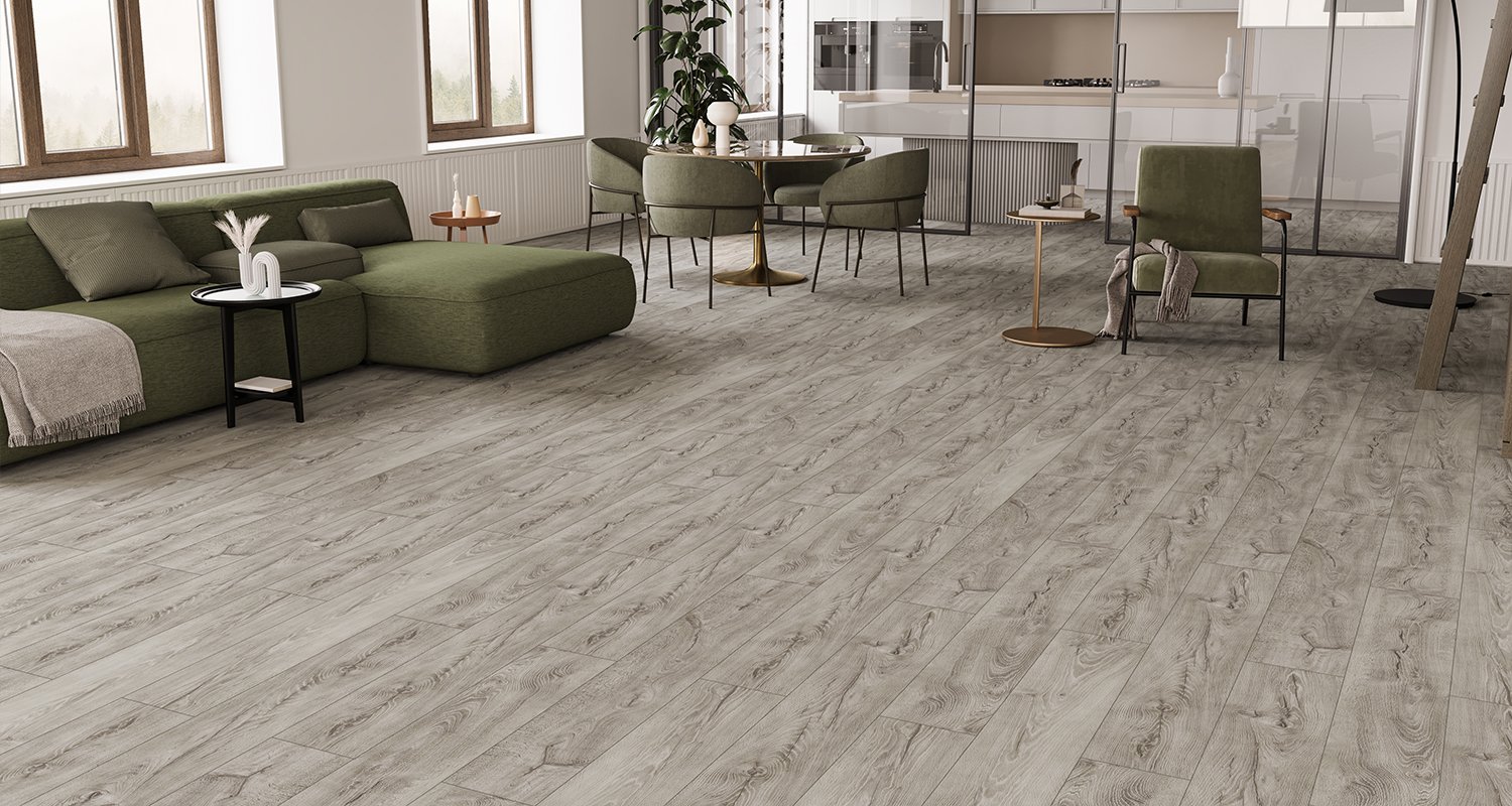 Floorpan River Tigris Meşe FRV002 laminat parke uygulama görseli