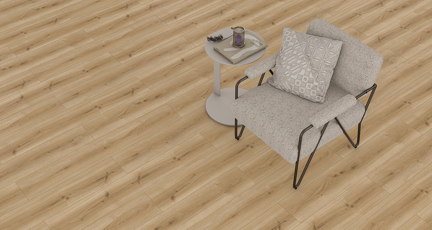 Floorpan River Trent Meşe FRV007 laminat parke uygulama görseli 2