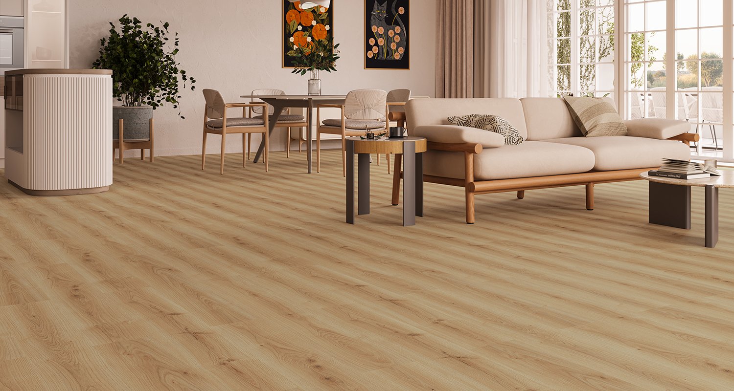 Floorpan Sun Muğla Meşe FS045 laminat parke uygulama görseli