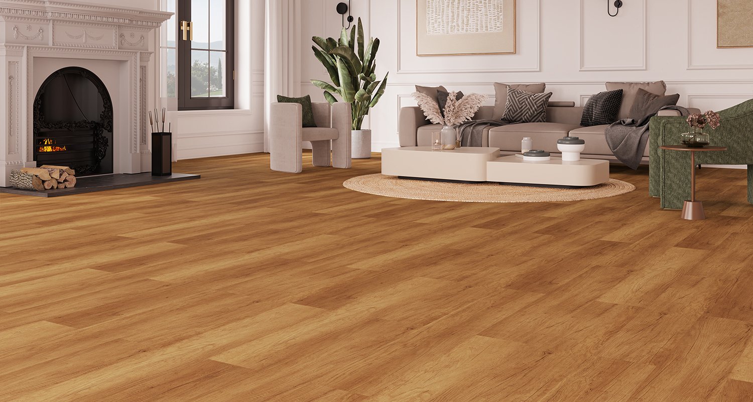 Floorpan Sun Petra Meşe FS048 laminat parke uygulama görseli