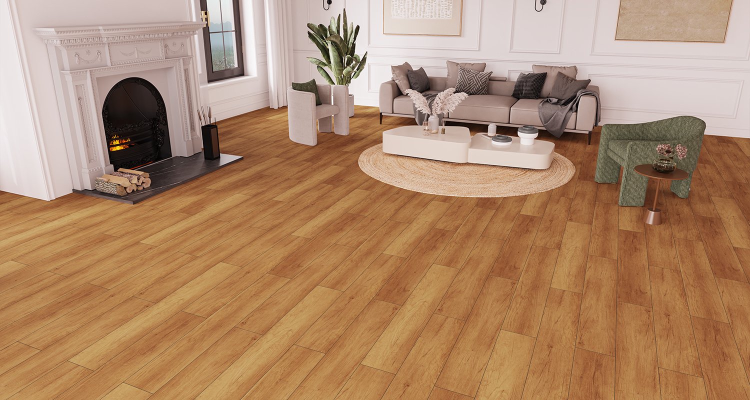 Floorpan Sunex Petra Meşe FSX10 laminat parke uygulama görseli
